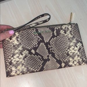 Snake Print Michael Kors WristLet